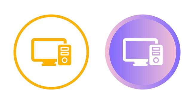 Desktop Vector Icon
