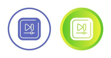 Video Next Track Square Vector icon