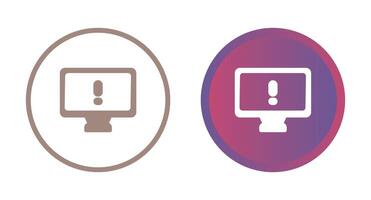icono de vector de computadora