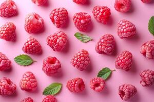 AI generated ipe vivid raspberry background photo
