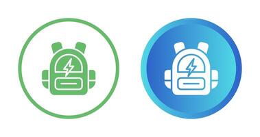Smart Backpack Vector Icon