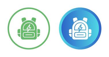 Smart Backpack Vector Icon