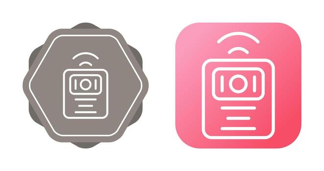 inalámbrico intercomunicador vector icono