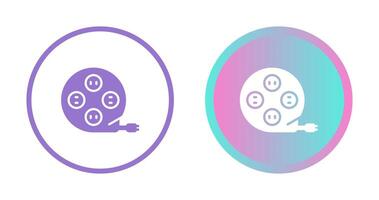 icono de vector de cable de extensión