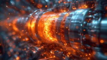 AI generated Precision Engineering.  The Heart of Modern Machinery photo