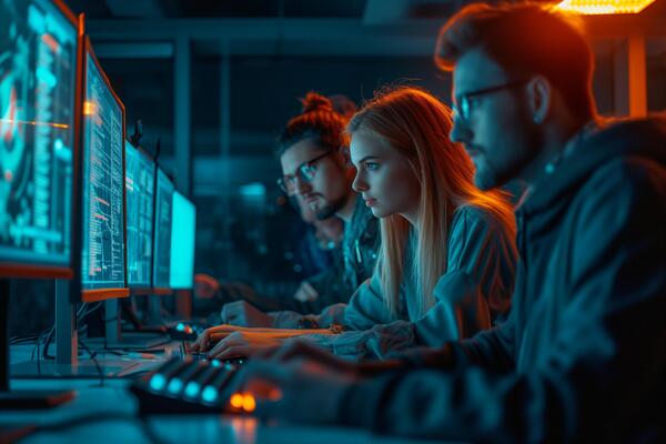 Programmer Team Stock Photos, Images and Backgrounds for Free Download