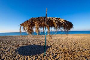 Summer breeze on the peaceful beach photo