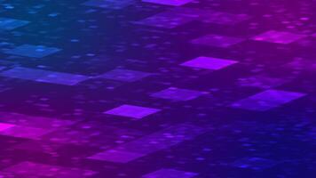 Purple gradient cyber pixelated futuristic electronic neon ray energy abstract technology background animation video