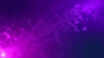 Purple sideways motion light luminance illustration night background, artistic space bokeh speed matrix magic effect background animation video