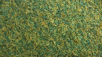 Grunge texture of synthetic grass photo