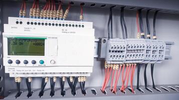 Smart Relay Zelio Logic to use controlling electrical pump motor. photo