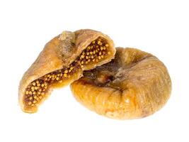 Close up of dried figs photo