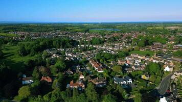 4k aérien vue de Knaresborough, Nord Yorkshire video