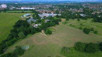 4k aéreo Visão acima a parque dentro Londres video