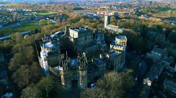 Antenne Aussicht von das Lancaster Schloss video