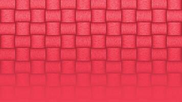 Simple and classy square thread pattern grid looped background, red gradient background video