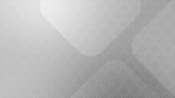 Simple and elegant White and Black color square shapes pattern background video