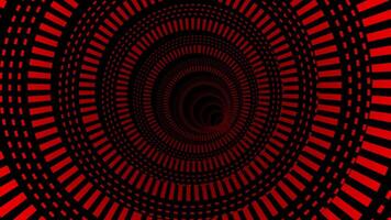 hi-tech digital red color tunnel background, futuristic tunnel background video