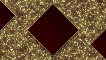 Simple and modern luxury golden lines Red background, minimal background video