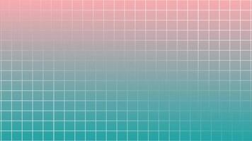 Simple and classy square pattern grid looped background, orange and blue gradient background video