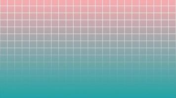 Simple and classy square pattern grid looped background, orange and blue gradient background video