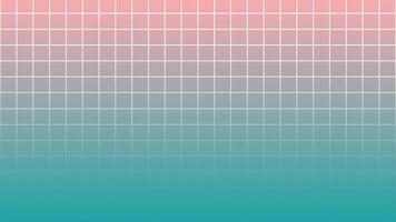 Simple and classy square pattern grid looped background, orange and blue gradient background video
