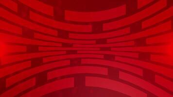 3D rotating stripes simple and elegant background, Red color 3d background video