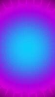 pulsante colorida néon circular vertical fundo video