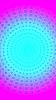 Neon Circular Vertical Background. Seamless Loop video