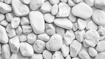 AI generated white pebbles for background wall or desktop photo