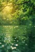 AI generated Abstract natural beautiful background photo