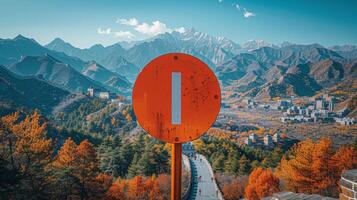 ai generado esta es un ver de el genial pared en badaling con un montón de visitantes en octubre 17, 2020, en un soleado día en otoño. foto