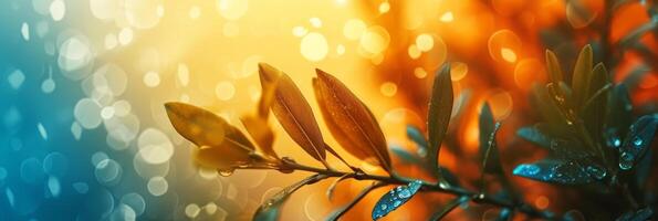 AI generated Abstract natural beautiful background photo