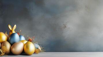 Colorful Eggs Painting photo
