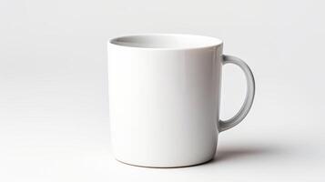 White Coffee Cup on White Table photo