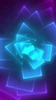 Neon Arrow Pattern Abstract Motion Vertical Background video