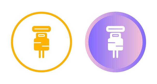 icono de vector de enchufe