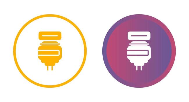 icono de vector de enchufe