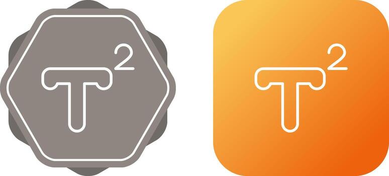 Superscript Vector Icon