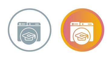 Online Education Vector Icon