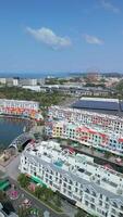 Aerial view of Grand World on Phu Quoc island, Vietnam video