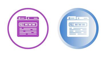 World Wide Web Vector Icon