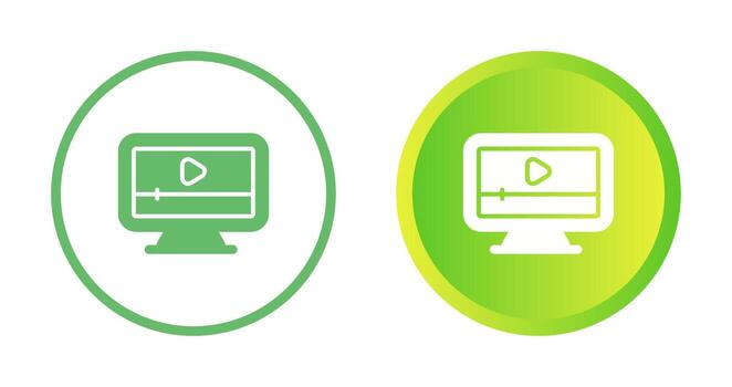 icono de vector de computadora