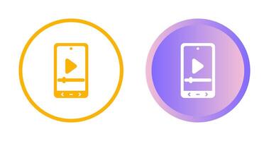 Video Player Vector Icon