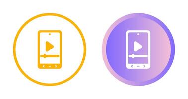 Video Player Vector Icon