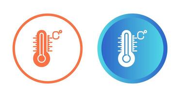 icono de vector de temperatura