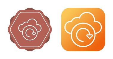 Cloud Backup Vector Icon