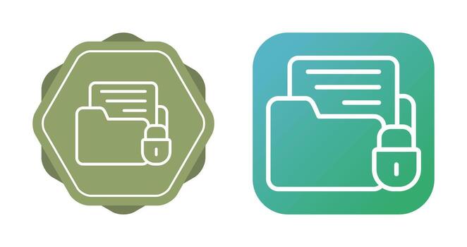 Data Encryption Vector Icon