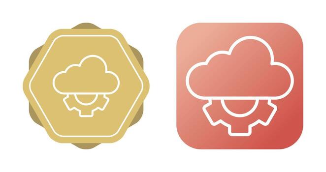 Cloud API Vector Icon