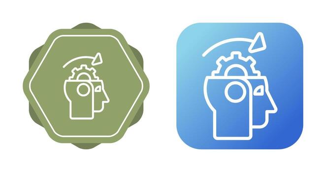 Machine Learning Vector Icon